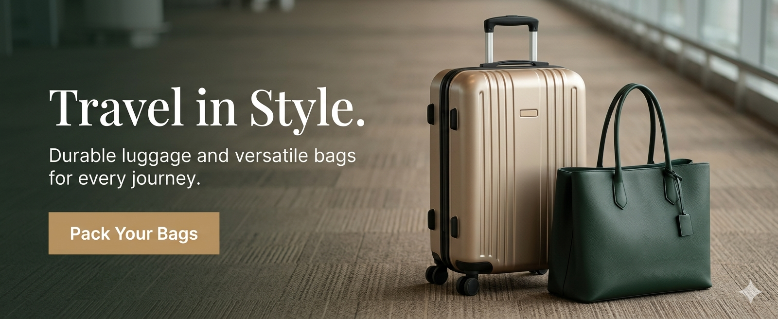 Travel pack & suitcases